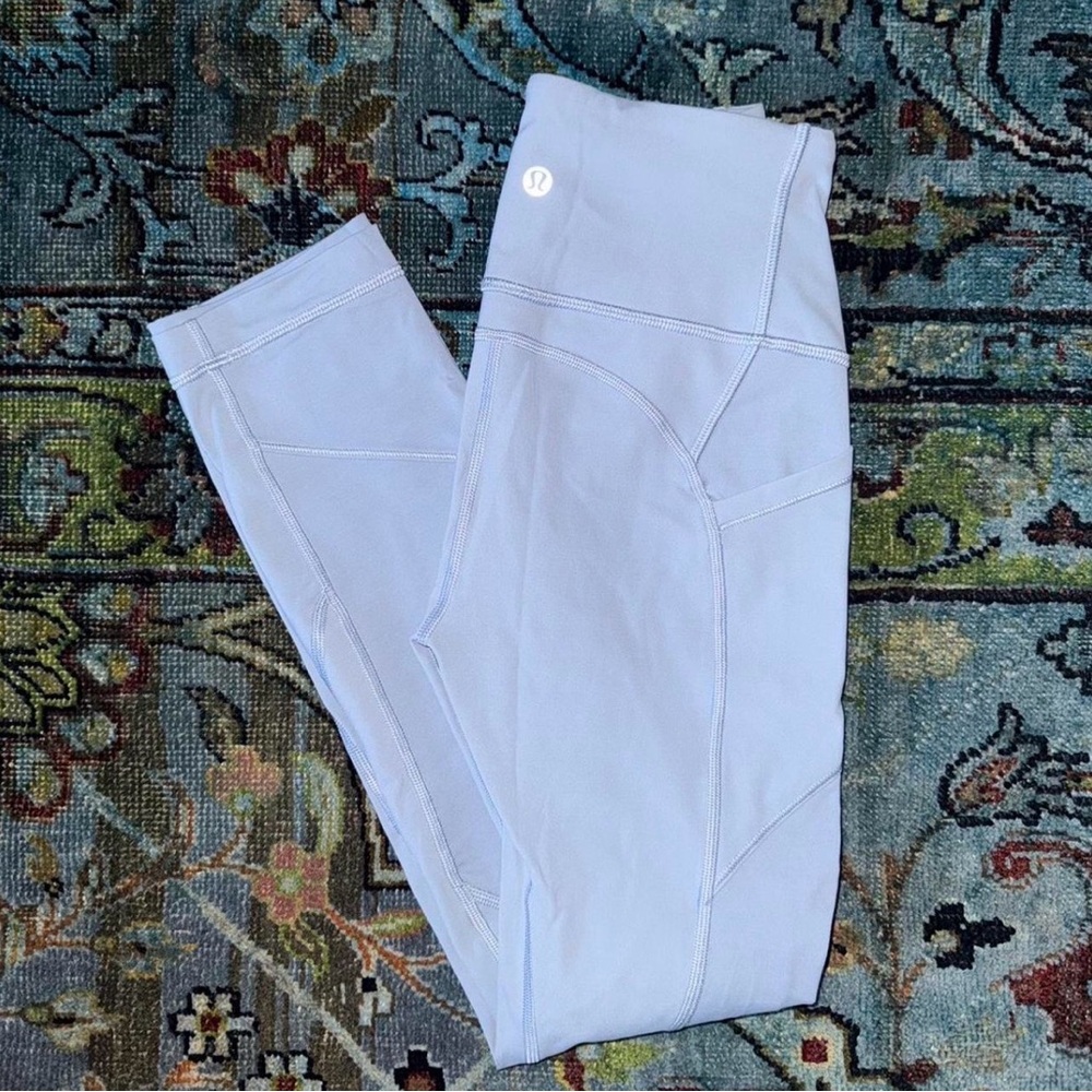 lululemon athletica Light Blue Leggings